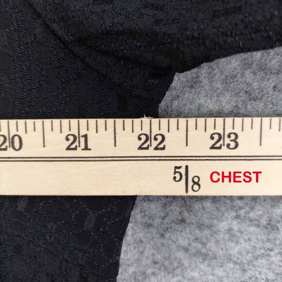 Vintage Shopping With Anthony Dress Sz L Black Avant Garde Button Detail 80's - Picture 4 of 7